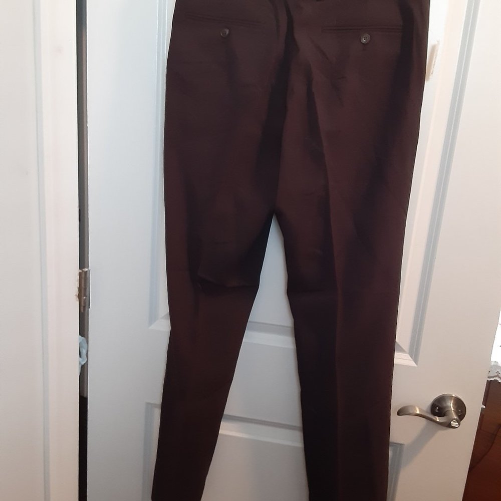 Rich Cocoa Brown Men's 32x33 Dress Slacks/Trousers Amazon's Find Brand - Picture 11 of 13